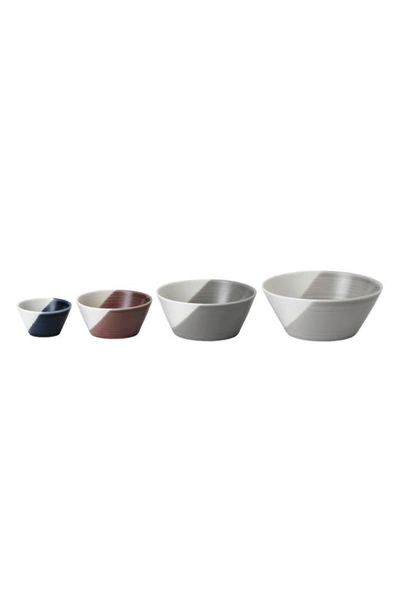 Royal Doulton Bowls Of Plenty 4-piece Nesting Bowl Set In Assorted