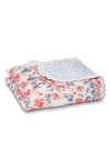 Aden + Anais 'silky Soft Dream' Blanket In Watercolor Garden