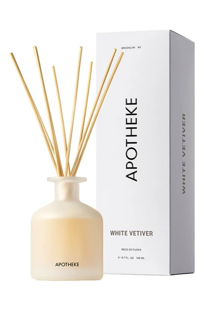 Apotheke Reed Diffuser In White Vetiver