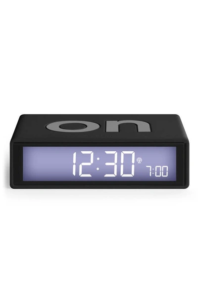 Lexon Flip+ Alarm Clock In Black