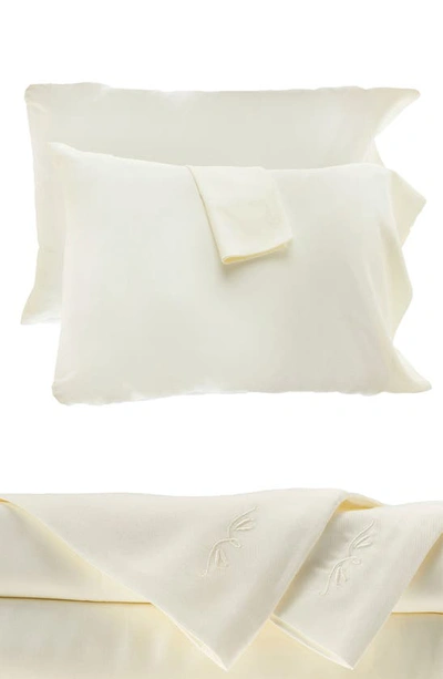 Bedvoyage Maternity King Size 300 Thread Count Sheet Set In Ivory