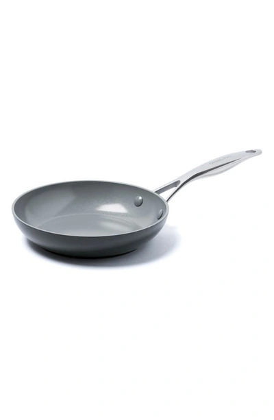 Greenpan Valencia 8-inch Anodized Aluminum Ceramic Nonstick Frying Pan In Grey