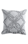 Peri Home Metallic Chenille Pillow In Grey