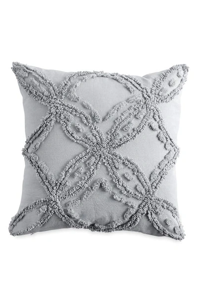 Peri Home Metallic Chenille Pillow In Grey