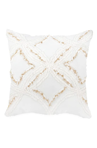 Peri Home Metallic Chenille Pillow In Ivory