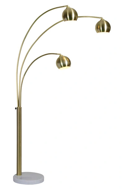 Renwil Dorset Floor Lamp In Gold