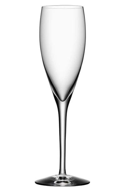 Orrefors More Set Of 4 Champagne Flutes In White