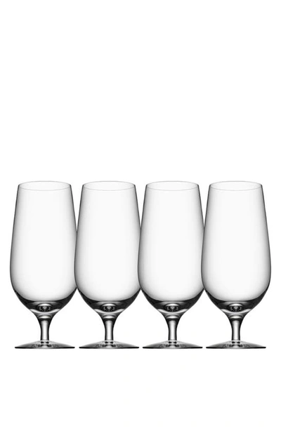 Orrefors Lager Glasses In White