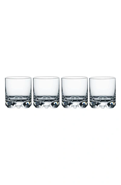 Orrefors Erik Set Of 4 Old Fashioned Glasses In Clear