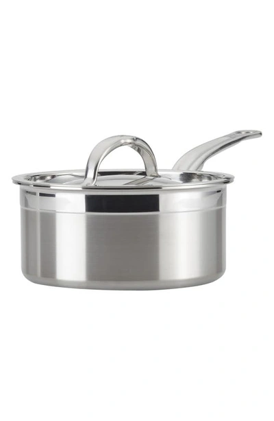 Hestan Probond Saucepan With Lid In Silver