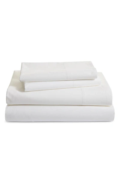 Nordstrom At Home Percale Sheet Set In White
