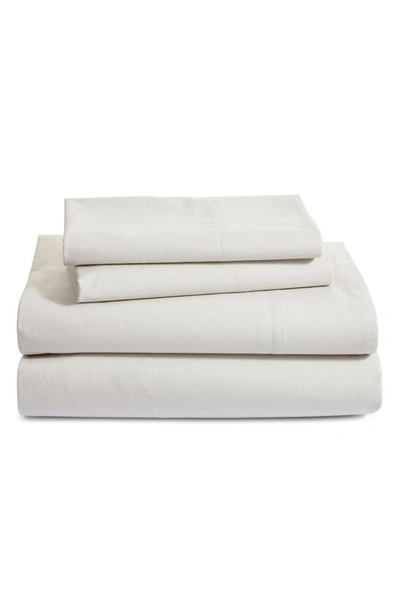 Nordstrom At Home Percale Sheet Set In Grey Lunar