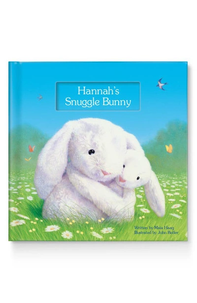 I See Me My Snuggle Bunny" Book By Maia Haag, Personalized" In White