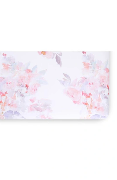 Oilo Fitted Crib Sheet In Blush