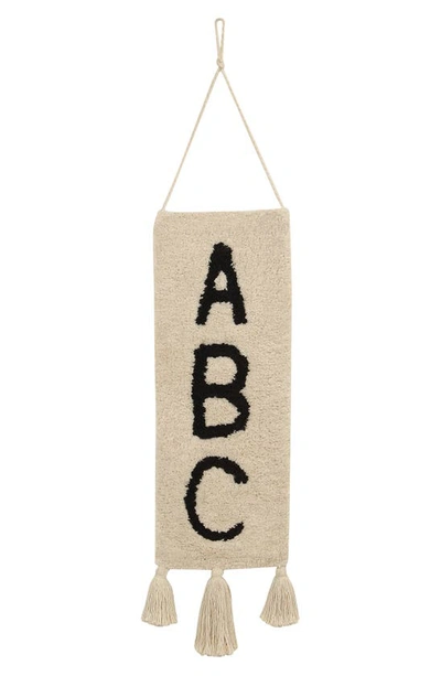 Lorena Canals Abc Wall Hanging In Beige