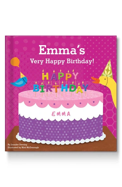 I See Me My Very Happy Birthday" Book By Jennifer Dewing, Personalized" In Pink