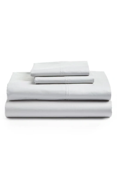 Nordstrom At Home 400 Thread Count Organic Cotton Sateen Sheet Set In Grey Vapor
