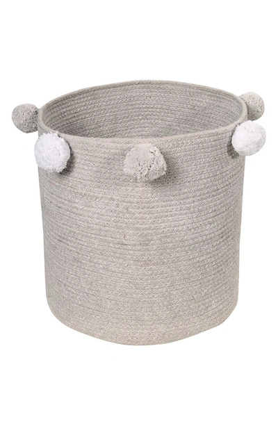 Lorena Canals Bubbly Basket In Grey