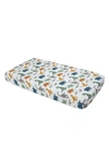 Little Unicorn Kids' Dino Friends Cotton Muslin Crib Sheet