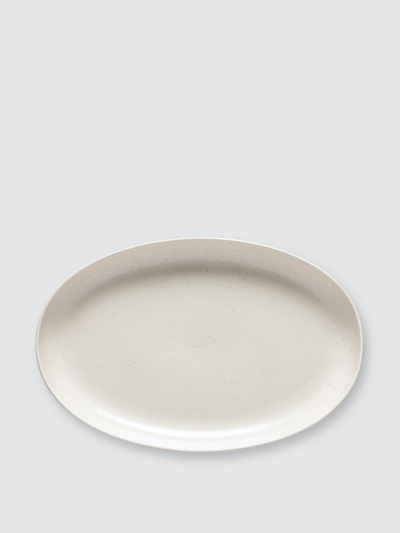 Casafina Pacifica Oval Platter 16" In Vanilla