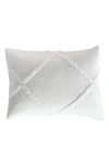 Peri Home Chenille Lattice Sham In White