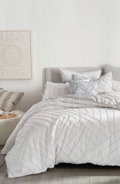 Peri Home Linear Loop Comforter & Sham Set In White