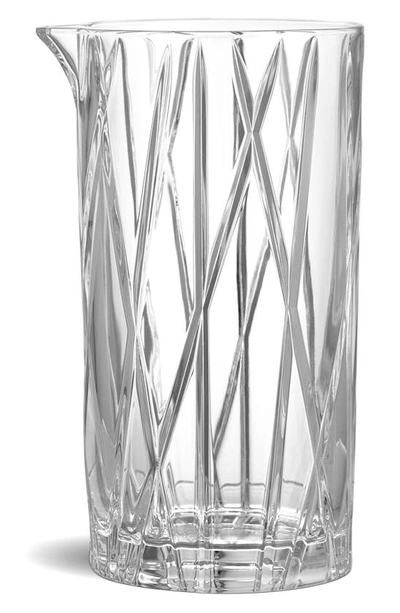 Orrefors City Mixing Glass & Bar Spoon In Clear