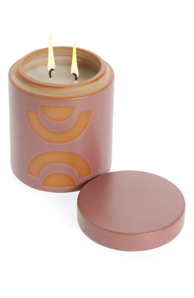 Paddywax Form Glazed Ceramic Scented Candle In Mandarin Mango