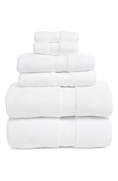 Nordstrom 6-piece Hydrocotton Bath Towel, Hand Towel & Washcloth Set In White