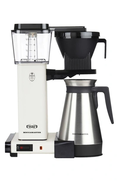 Moccamaster Kbgt Thermal Carafe Coffeemaker In Off White