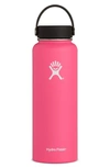 Hydro Flask 40-ounce Wide Mouth Cap Bottle In Watermelon