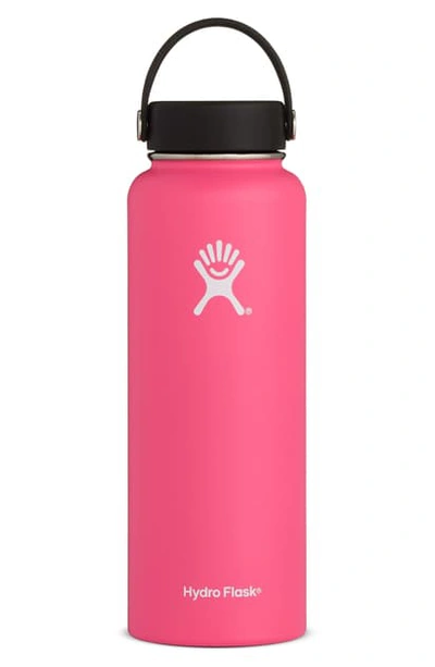 Hydro Flask 40-ounce Wide Mouth Cap Bottle In Watermelon