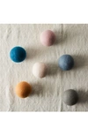 Fivetwo Pack Of 6 Wool Dryer Balls In Multi
