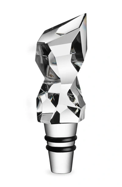 Orrefors Carat Tokyo Glass Wine Stopper