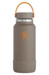 Hydro Flask Timberline Limited Edition 32-ounce Wide Mouth Bottle With Flex Boot In Woodstove