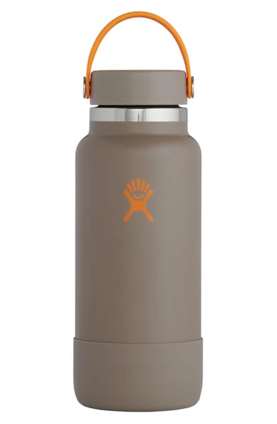 Hydro Flask Timberline Limited Edition 32-ounce Wide Mouth Bottle With Flex Boot In Woodstove