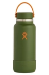 Hydro Flask Timberline Limited Edition 32-ounce Wide Mouth Bottle With Flex Boot In Treeline