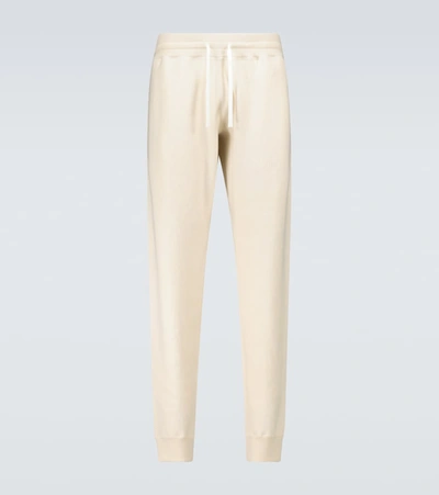 Tom Ford Knitted Cashmere Sweatpants In Neutrals