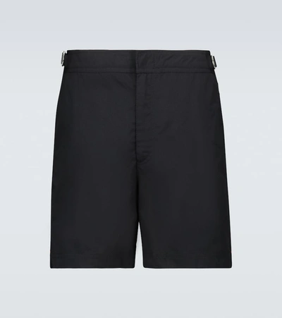 Orlebar Brown Men's Dane Ii Twill Shorts In Black