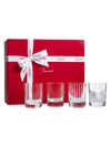 Baccarat 4 Elements 4-piece Double Old-fashioned Tumbler Set In Clear
