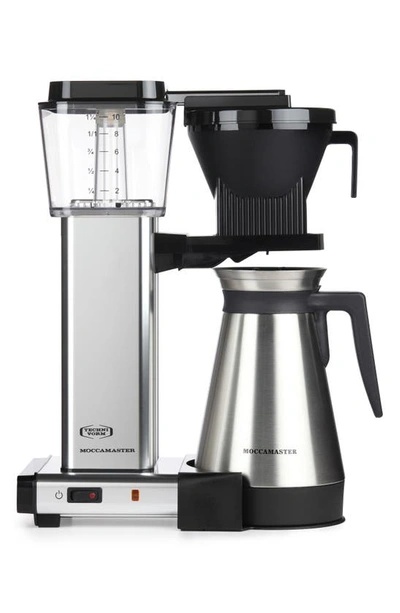 Moccamaster Kbgt Thermal Coffee Brewer In Polished Silver