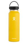 Hydro Flask 40-ounce Wide Mouth Cap Bottle In Sunflower