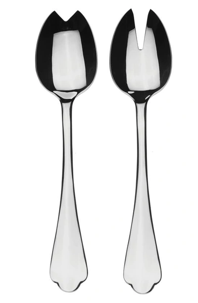 Mepra Salad Servers In Stainless Shiny