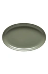 Casafina Pacifica Oval Platter 16" In Arichoke Green