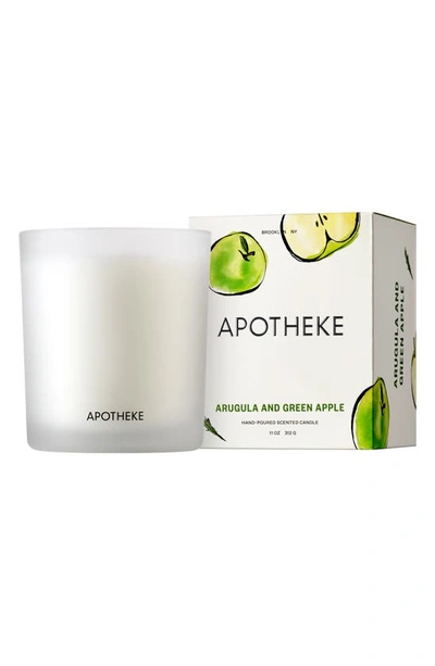 Apotheke Market Candle In Arugala And Green Apple