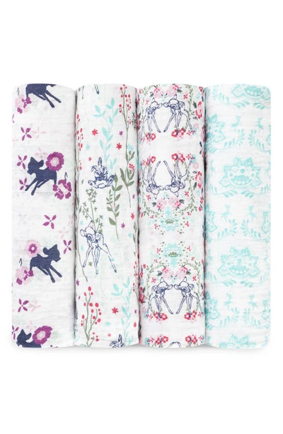 Aden + Anais Set Of 4 Disney Swaddles In Bambi