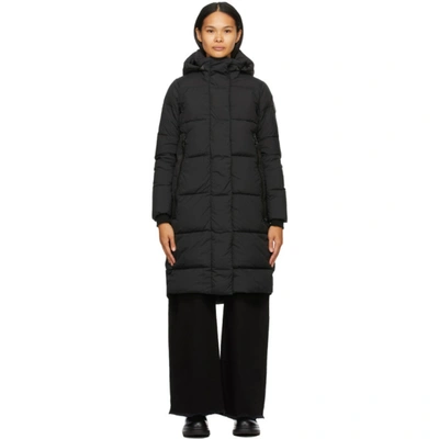 Canada Goose Byward Black Quilted Enduraluxe Shell Parka In Nocolor