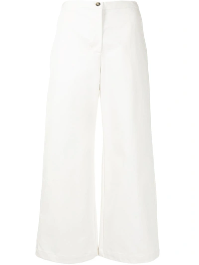 Ciao Lucia Women's Orlando Cotton Wide-leg Pants In White
