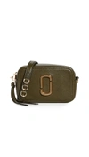 The Marc Jacobs The Softshot 17 Leather Bag In Balsam Fir