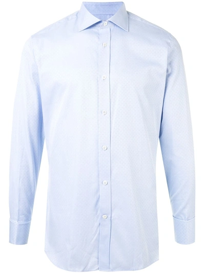 Gieves & Hawkes Classic Button-up Shirt In Blue